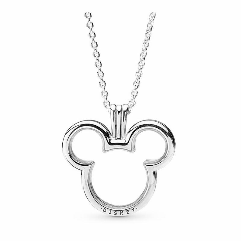 Pandora Disney, Mickey Floating Locket Silver Egypt CW8137564